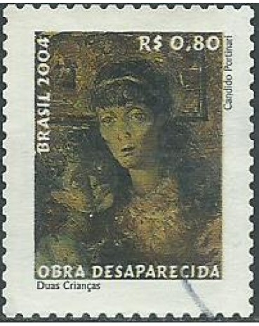 R830 PORTINARI DUAS CRIANÇAS 2004 - 8270a CARIMBADO